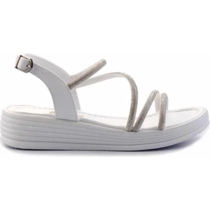 Beyaz   Kadın Sandalet K05823022809