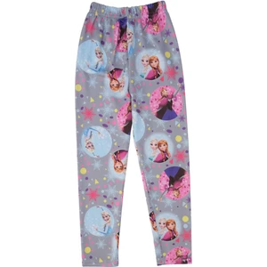 Kız Çocuk Beli Lastikli Dijital Baskılı Elsa Tayt