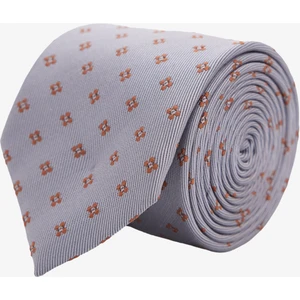 ALTINYILDIZ CLASSICS Erkek Gri-Hardal Desenli Kravat