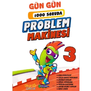 Bilgin Çocuk Yayınları 3. Sınıf Öğreten Geliştiren Orta Seviye Matematik Problem Makinası Kitabı