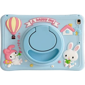 Apple iPad 8. Nesil 10.2" Kılıf Cute Dolls Standlı Eğlenceli 3D Karekterli Çocuk Kılıfı A2270 A2428 A2429 A2430