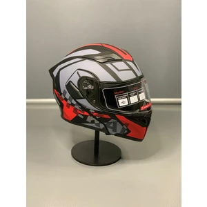 Jk-902 Güneş Vizörlü Çene Açılır Kask H1 RED