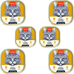 Ton Balıklı ve Tavuklu Alutray Kedi Yaş Maması 40 gr x 6 Adet