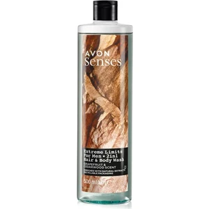 Senses Extreme Limits Greyfurt ve Sandal Kokulu Saç ve Vücut Için Erkek Duş Jeli 500 ml