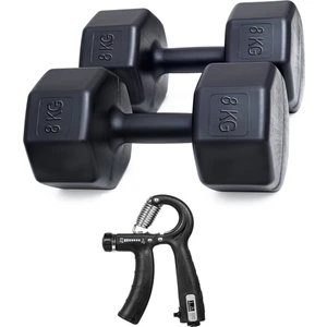 Ps Spor 16 kg Dambıl + Sayaçlı Ayarlanabilir El Yayı  (8 kg x 2 Adet Gönderim Yapılır)