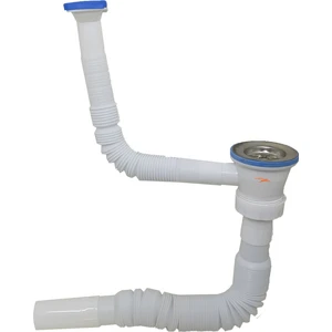 Yıldırım Nalbur Damlalıklı Körüklü Sifon Üstten Evye Sifon Lavabo Borusu Taşmalı