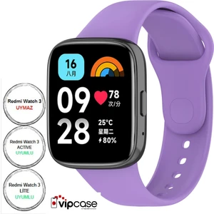 Vip Case Xiaomi Redmi Watch 3 Active ve Watch 3 Lite Uyumlu Akıllı Saat Bileklik Silikon Kordon