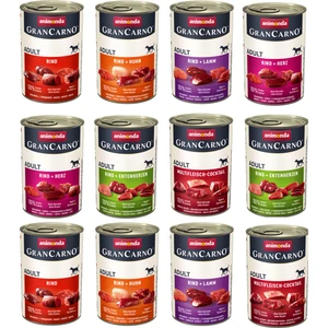 Grancarno 6 Çeşit Karma Köpek Konserve 400 Gr. x 12 Adet
