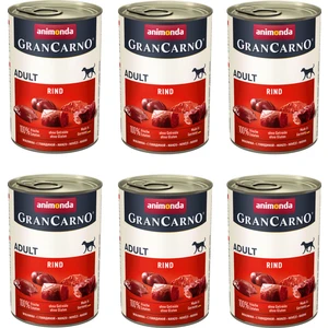 Grancarno Sığır Etli Köpek Konserve 400 Gr. x 6 Adet