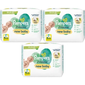Pampers Harmonie Islak Havlu Mendil Aqua Pure Yeni Doğan-New Baby (12 Li Set) (552 Yaprak)