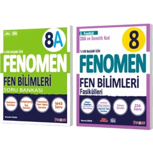 Fenomen Yayıncılık 8. Sınıf Fen Bilimleri A Soru Bankası - Fen Bilimleri 2. Fasikül Dna ve Genetik Kod 2'li Set