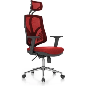 Oskar Çalışma Koltuğu Krom Yıldız Ayak Multi Tilt Mekanizma