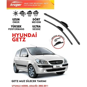 Hyundai Getz Cam Muz Silecek Takımı 2008 Model Araca Özel Aparat
