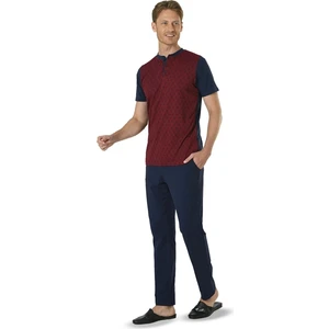 Kısa Kol Yumuşak Dokulu Erkek Pijama Takım 15112