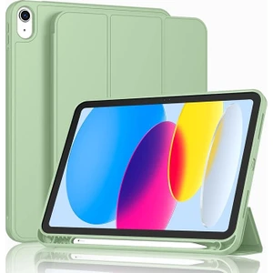 Apple iPad 10. Nesil 10.9 (2022) Kalemlikli Yatay Standlı Stromix Smart Kılıf A2696 A2757 A2777 A3162