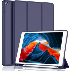 Apple iPad 8. Nesil 10.2 Inc (2020) Kalemlikli Yatay Standlı Stromix Smart Kılıf A2270 A2428 A2429 A2430