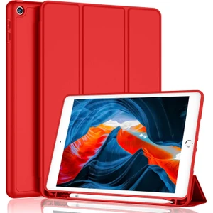 Apple iPad 7. Nesil 10.2 Inc (2019) Kalemlikli Yatay Standlı Stromix Smart Kılıf A2197 A2200 A2198