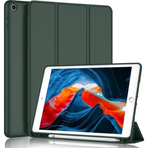Apple iPad 9. Nesil 10.2 Inc (2021) Kalemlikli Yatay Standlı Stromix Smart Kılıf A2602 A2604 A2603 A2605
