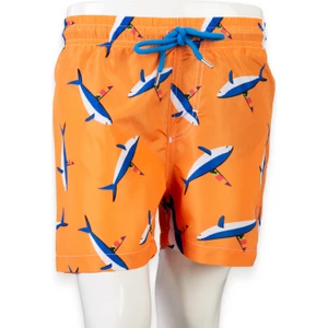 Podium Giyim Yeni Trend Balina Desenli Hızlı Kuruyan Erkek Şort Mayo