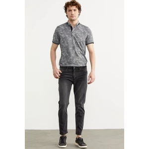 Eskitme Yıkamalı Slim Fit Jean Pantolon - Gri