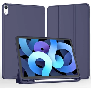 Apple iPad Air 5. Nesil 10.9 (2022) Kalemlikli Yatay Standlı Stromix Smart Kılıf ve Ekran Koruyucu A2588 A2589 A2591