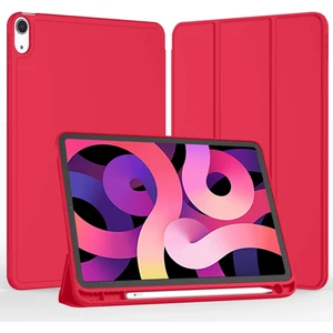 Apple iPad Air 5. Nesil 10.9 (2022) Kalemlikli Yatay Standlı Stromix Smart Kılıf ve Ekran Koruyucu A2588 A2589 A2591