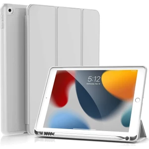 Apple iPad Air 3. Nesil 10.5 Inc (2019) Kalemlikli Yatay Standlı Stromix Smart Kılıf ve Ekran Koruyucu A2123 A2152 A2153