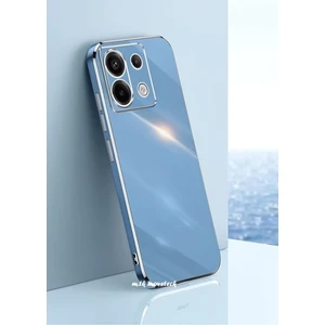 M.tk moveteck Xiaomi Redmi Note 13 Pro 5g Kılıf Kamera Korumalı Parlak Gold Kenarlı Altın Detaylı Yumuşak Silikon