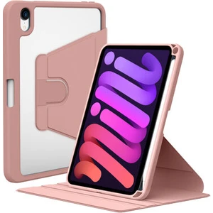 Apple iPad Mini 6 (2021) Yatay ve Dikey Standlı Kalemlikli Ninex Smart Kılıf A2567 A2568 A2569