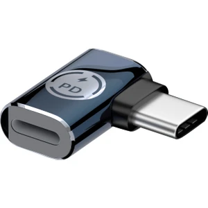 35W Type C To Lightning iPhone 15 Max Pro Plus Yuva Çevirici Hızlı Şarj Aktarımı Otg Dönüştürücü Koyu Mavi Otgtm-K