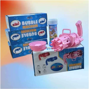 Köpük Tabancası Bubble Machine (Pembe)