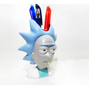 3D Layer Craft Retro Stilinde Rick Kale ml ik Rick And Morty Masa Dekoru