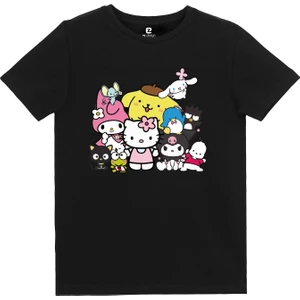 EZ Design Kuromi Ve Arkadaşları Baskılı Tshirt