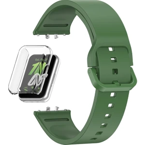 Samsung Galaxy Fit 3 Kordon + Ekran Koruyucu Kasa Şeffaf