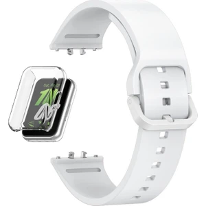 Samsung Galaxy Fit 3 Kordon + Ekran Koruyucu Kasa Şeffaf