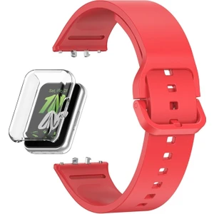 Samsung Galaxy Fit 3 Kordon + Ekran Koruyucu Kasa Şeffaf