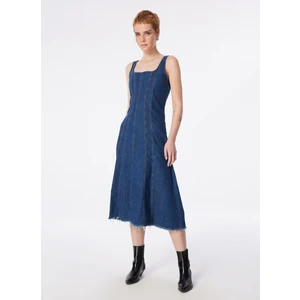 Lee Cooper Kare Yaka Düz Koyu Lacivert Mini Kadın Elbise 242 Lcf 144005 Brıan Cordelıa Mıd