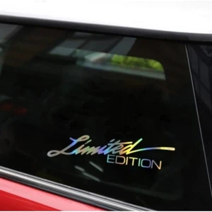 Limited Edition Hologram Renk Araba Sticker Kelebek Cam 2 Adet
