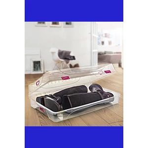 2 Adet Jumbo Boy 61X38X14 Enbüyük Çizme Saklama Kutusu Şeffaf  1.kalite Hava Alan Bot Koruma Kutusu