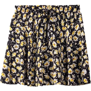 Bürümcük Çiçek Desenli 9/12 Yaş Şort Etek