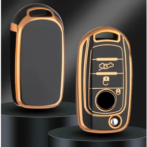 Skilit Samsun Oto Kilit Fiat Egea Uyumlu Nano Anahtar Kumanda Kılıfı Oto Anahtarlık 3 Tuşlu Siyah