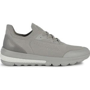 Erkek Gri Spherica Actif Bağcıklı Kumaş Sneaker U35BAA0006KC5097