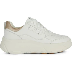 Kadın Beyaz Nebula 2.0 x Kalın Tabanlı Bağcıklı Deri Sneaker