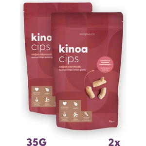 2 Paket 35G Glutensiz Vegan Yağsız Soğan Sarımsak Kinoa Cipsi