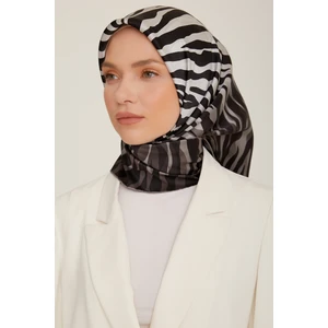 90X90 Ipek Eşarp 8856D (Sura) (Nostalji)