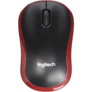 Logıtech M185 Nano Mouse Kablsz Black/red 910-002237