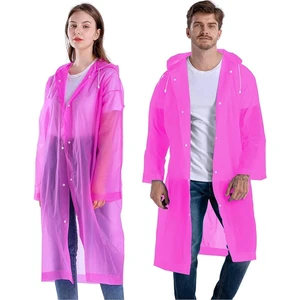 Kkdstock Unisex Yağmurluk Su Rüzgar Geçirmez Çıtçıtlı Kapüşonlu Eva Yağmurluk