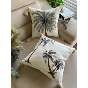 En Gözde Home 2 Adet Nakışlı Kırlent Kılıfı