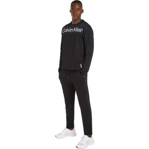 Calvin Klein Siyah Erkek Bisiklet Yaka Standart Fit Sweatshirt 00GMS4W338BAE-PW - Pullover