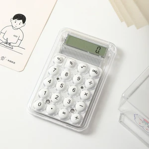 Yüksek Görünümlü Mini Şeker Renkli Hesap Makinesi Öğrenci Sınav Çalışması El Hesap Makinesi (Yurt Dışından)